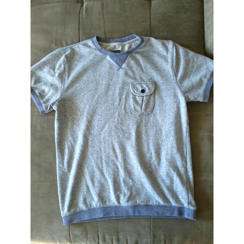Men's Goodale Light Blue Heavy Knit Tee (Medium)